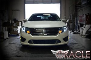 Ford Fusion Headlight Halo Kit - ORACLE Lighting - LED - Green - `10-`11